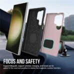 Калъф Vmax Triangle за Galaxy S25 Ultra – Розово-златен - Image 3
