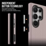 Калъф Vmax Triangle за Galaxy S25 Ultra – Розово-златен - Image 4