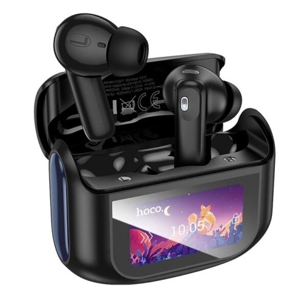 Безжични слушалки Hoco EQ21 – Bluetooth ANC ENC TWS тъчскрийн – Черни