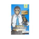 Стъклен протектор Blueo 5D Full Strong Privacy с цяло лепило за iPhone 14 Plus – Черен