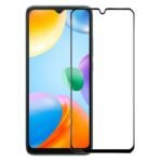 Стъклен протектор OG Premium paper box с цяло лепило за Xiaomi Redmi 10C – Черен