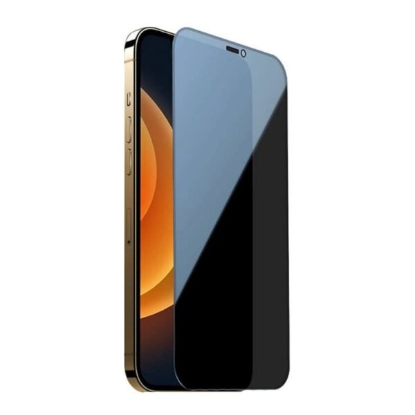 Стъклен протектор OG Premium Privacy с цяло лепило за iPhone 13 – Черен