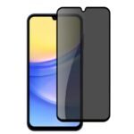 Стъклен протектор OG Premium Privacy с цяло лепило за Galaxy A15 4G/5G – Черен