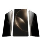 Стъклен протектор OG Premium Privacy с цяло лепило за Galaxy S25 – Черен - Image 2