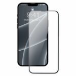 Стъклен протектор OG Premium с цяло лепило за iPhone 13 Pro – Черен