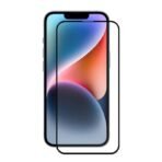 Стъклен протектор OG Premium с цяло лепило за iPhone 16e / 17e – Черен