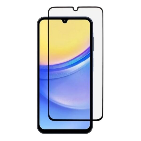 Стъклен протектор OG Premium с цяло лепило за Galaxy A15 4G/5G – Черен