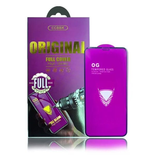 Стъклен протектор OG Premium с цяло лепило за Galaxy A33 5G – Черен