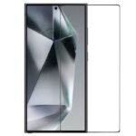 Стъклен протектор OG Premium с цяло лепило за Galaxy S24 Ultra – Черен