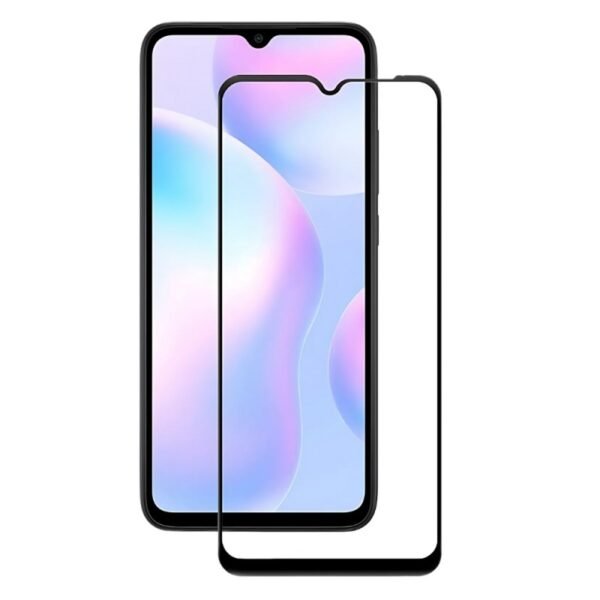 Стъклен протектор OG Premium с цяло лепило за Xiaomi Redmi 14C – Черен