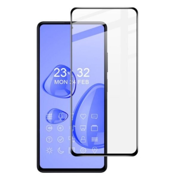 Стъклен протектор OG Premium с цяло лепило за Xiaomi Redmi Note 12 Pro 5G – Черен