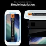Стъклен протектор Spigen GLAS.tR EZ Fit за iPhone 17 Pro – Прозрачен - Image 4