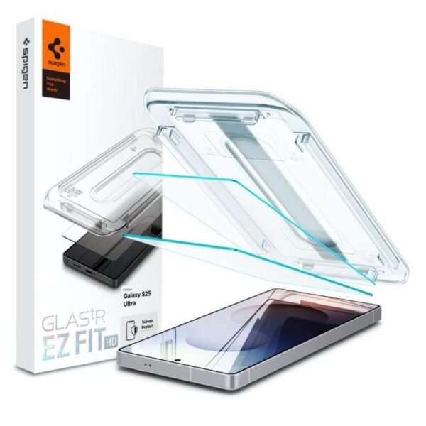 Стъклен протектор Spigen GLAS.tR EZ Fit за Galaxy S25 Ultra – Прозрачен