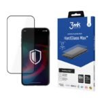 Стъклен протектор 3mk HardGlass Max™ с цяло лепило за iPhone 13 – Черен