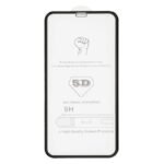 Стъклен протектор MBX 5D Slim с цяло лепило за iPhone 11 – Черен