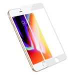 Стъклен протектор MBX 5D Slim с цяло лепило за iPhone 7/8 Plus – Бял