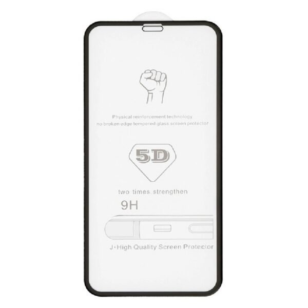 Стъклен протектор MBX 5D Slim с цяло лепило за iPhone 7/8 Plus – Черен