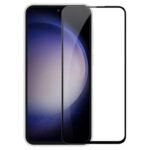 Стъклен протектор MBX 5D Slim с цяло лепило за Galaxy S23 FE – Черен