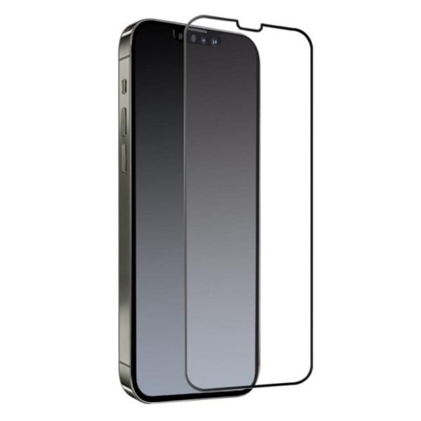 Стъклен протектор MBX 9D Paper Box Flat за iPhone 13 Pro Max – Черен