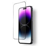 Стъклен протектор MBX 9D Paper Box Flat за iPhone 14 Pro – Черен