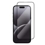 Стъклен протектор MBX 9D Paper Box Flat за iPhone 16 – Черен