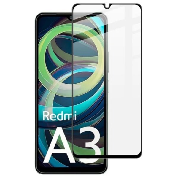 Стъклен протектор MBX 9D Paper Box Flat за Xiaomi Redmi A3 – Черен