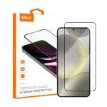 Стъклен протектор Vmax за дисплей 9D с цяло лепило за Galaxy S24 – Черен