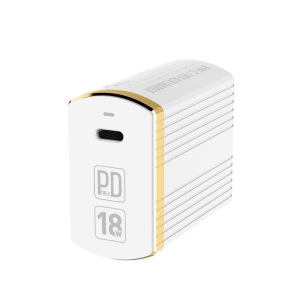Зарядно Ldnio 18W USB-C – 220V – в кутия – Бял