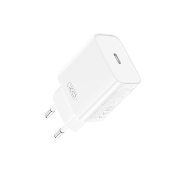 Зарядно XO 20W USB-C – CE15 PD – 220V Fast charging – Бял