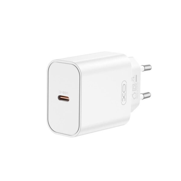 Зарядно XO 20W USB-C – CE32 PD – 220V Fast charging – Бял