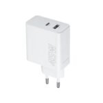 Зарядно Maxlife 45W 1x USB-C 1x USB-A – MXTC-07-45AC PD QC – 220V – Бяло