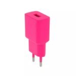 Зарядно Setty USB-A – Barbie Style 220V – 2.4A – Цикламен