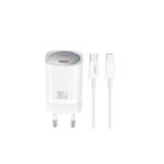 Зарядно XO CE20 – 30W 1x USB-C + кабел USB-C към USB-C – Бяло