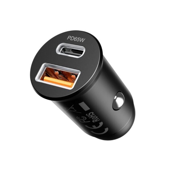 Зарядно Proove Tiny Power Pro PD 65W с USB-A и USB-C изход – Черен