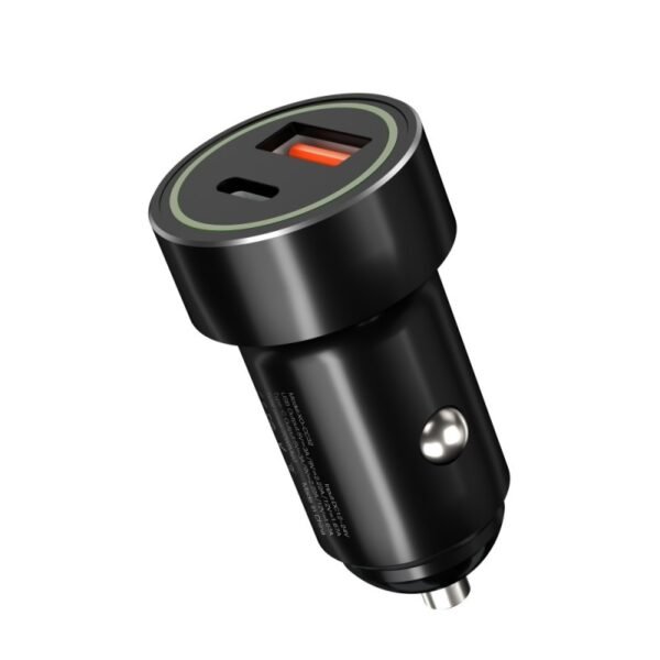 Зарядно XO CC32 QC 3.0 20W с USB-A и USB-C изход – Черен