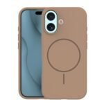 Silicone Thin Mag case for iPhone 17 6,3" / 18 6,3" brown