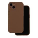 Silicon case for iPhone 17 Pro Max 6,3" / 18 Pro Max 6,3" brown
