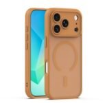 Mag Matt case for iPhone 17 Pro Max 6,9" / 18 Pro Max 6,9" brown precision hole