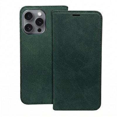 625698-oryg-400x400-1.jpg Smart Suede case for iPhone 17 Pro 6,3" / iPhone 18 Pro 6,3" green - Image 1