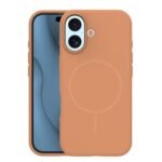 Silicone Thin Mag case for iPhone 17 6,3" / 18 6,3" caramel