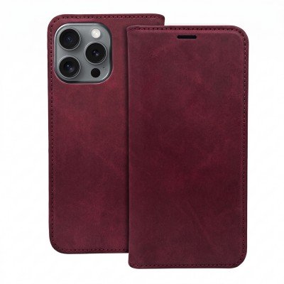 636575-oryg-400x400-1.jpg Smart Suede case for iPhone 17 Pro Max 6,9" / iPhone 18 Pro Max 6,9 maroon - Image 1