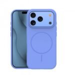 Silicone Thin Mag case for iPhone 17 Pro 6,3" / 18 Pro 6,3" sky blue