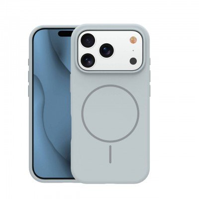 735956-oryg-400x400-1.jpg Silicone Thin Mag case for iPhone 17 Pro 6,3" / 18 Pro 6,3" silver - Image 1