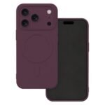 Simple Color Mag case for iPhone 17 Pro Max 6,9" / 18 Pro Max 6,9" dark cherry