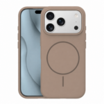Silicone Thin Mag case for iPhone 17 Pro 6,3" / 18 Pro 6,3" brown