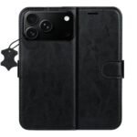 Smart Luxe leather case for iPhone 17 Pro 6,3" / 18 Pro 6,3" black