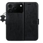 Smart Luxe leather case for iPhone 17 Pro Max 6,9" / 18 Pro Max 6,9" black