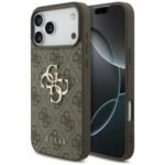 Guess  4G Big Logo case for iPhone 18 Pro / iPhone 17 Pro brown
