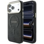 Guess Embossed 4G Classic MagSafe case for iPhone 18 Pro / 17 Pro black
