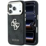 Guess 4G & Big Strass Logo case for Iphone 18 Pro Max / 17 Pro Max black